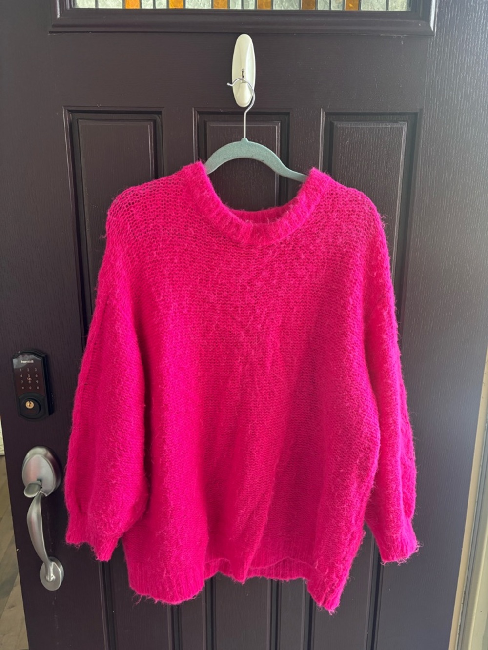 Smash + Tess Fuchsia Crewneck Sweater